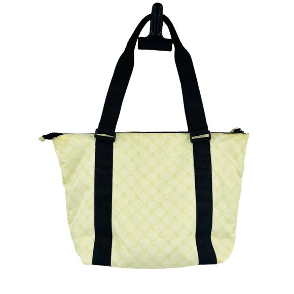 Vintage Ralph Lauren Monogram Nylon Tote Hand Bag Purse Green Y2K - Picture 2 of 13